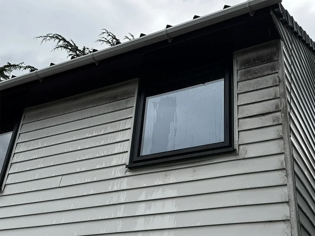 Fascia Cleaning - Before